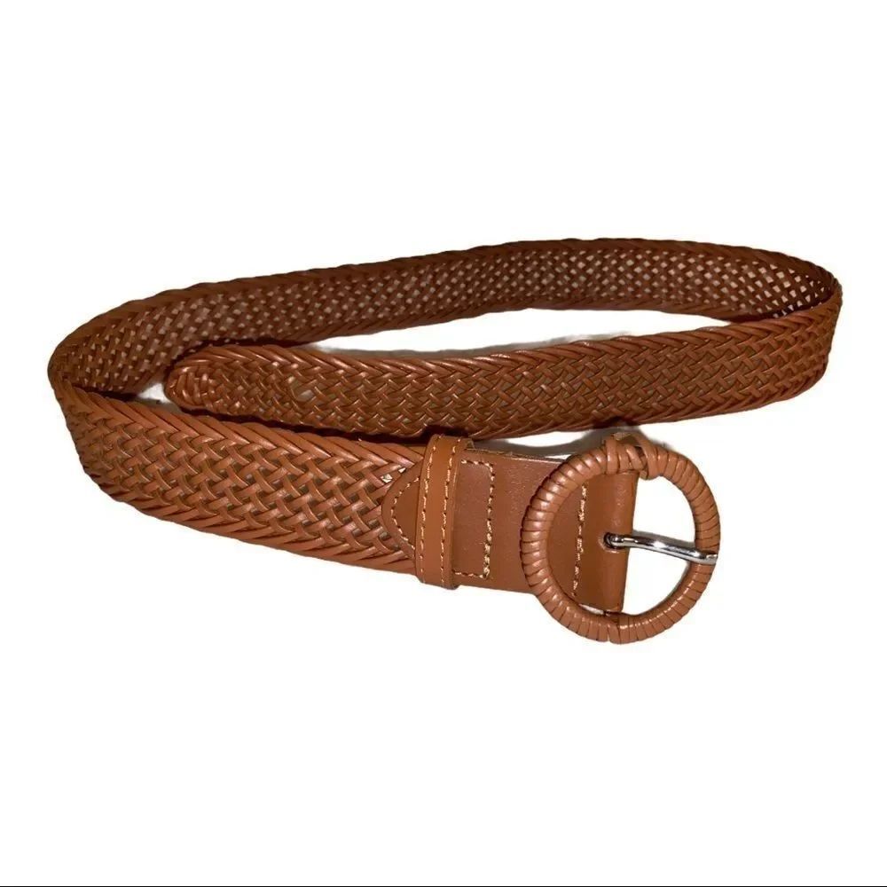 INC Woven Braid Belt with Wrapped Buckle Size S - Picture 2 of 5